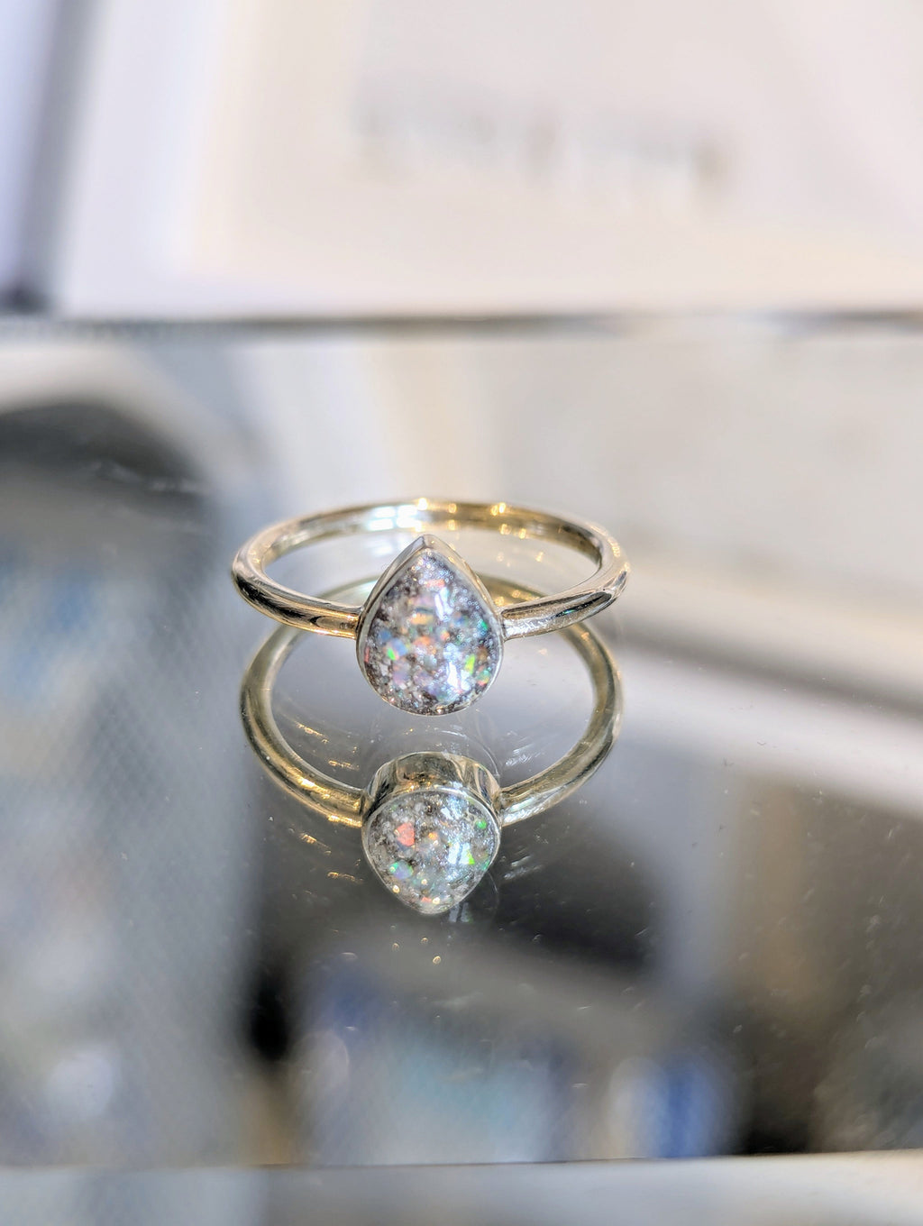 Droplet Keepsake Ring