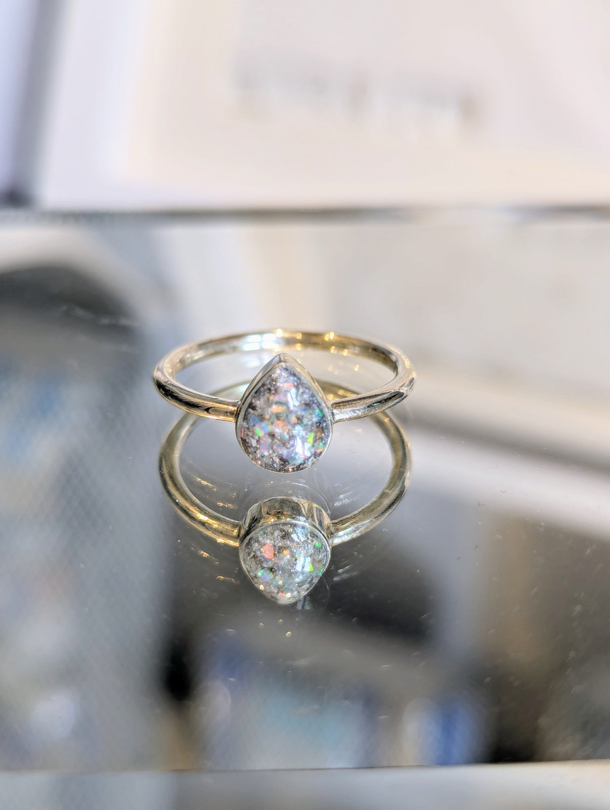 Droplet Keepsake Ring