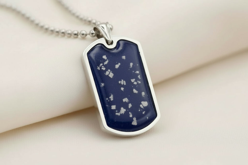 Stainless Steel Keepsake Army Dog Tag Pendant