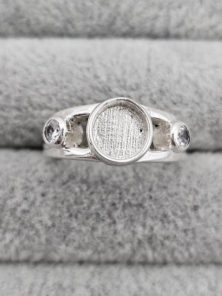 Keepsake Double-Band Diamond Memorial Ring