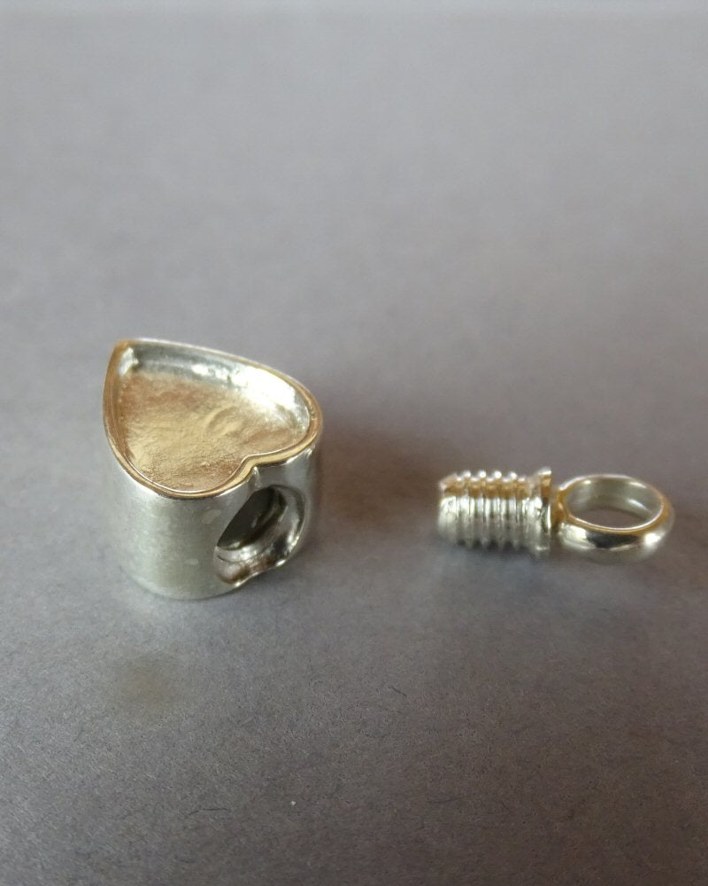 Self-fill Heart Keepsake Pendant