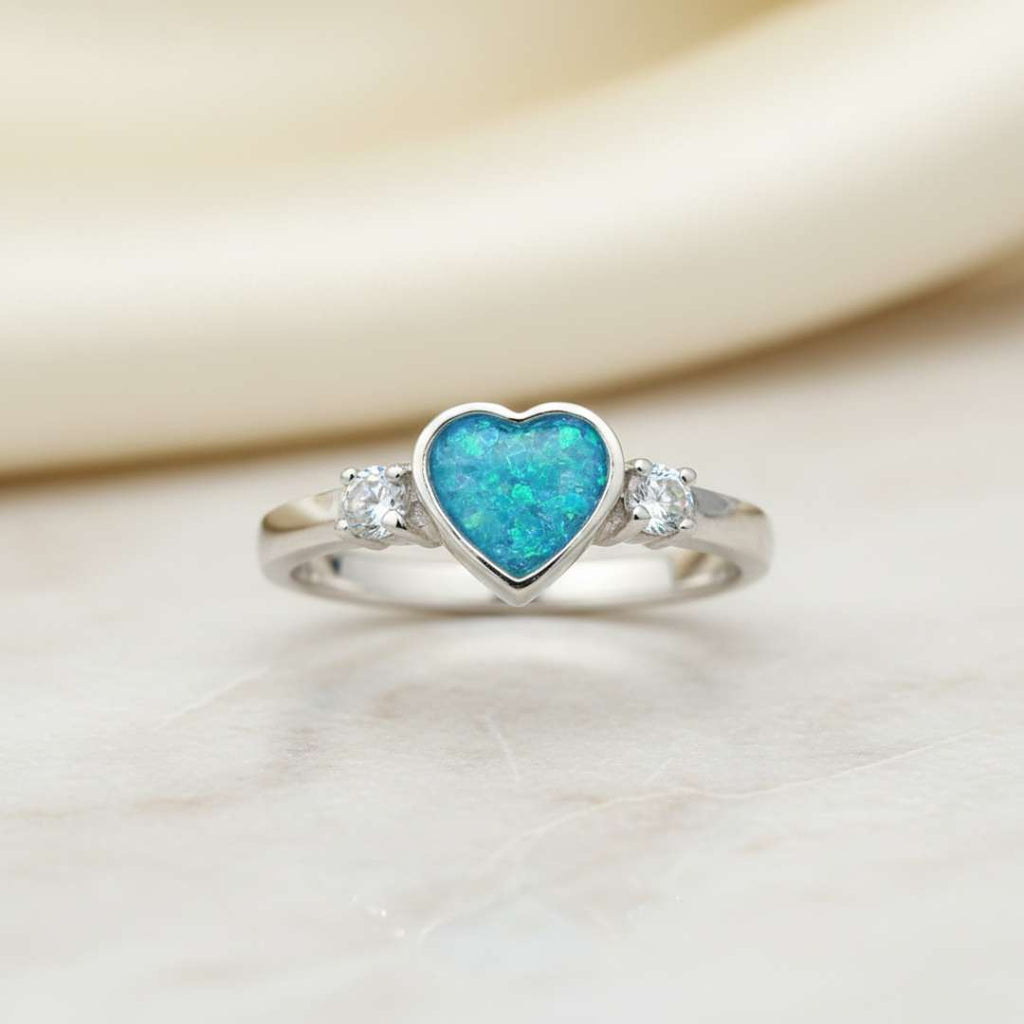 Heart Cubic Zirconia Accent Ring