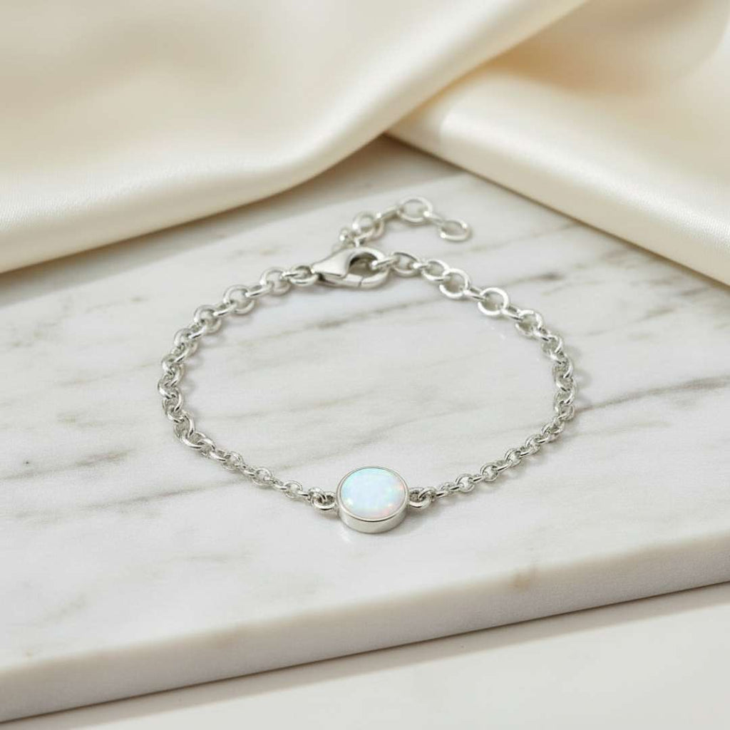 Round Dainty Keepsake Bracelet