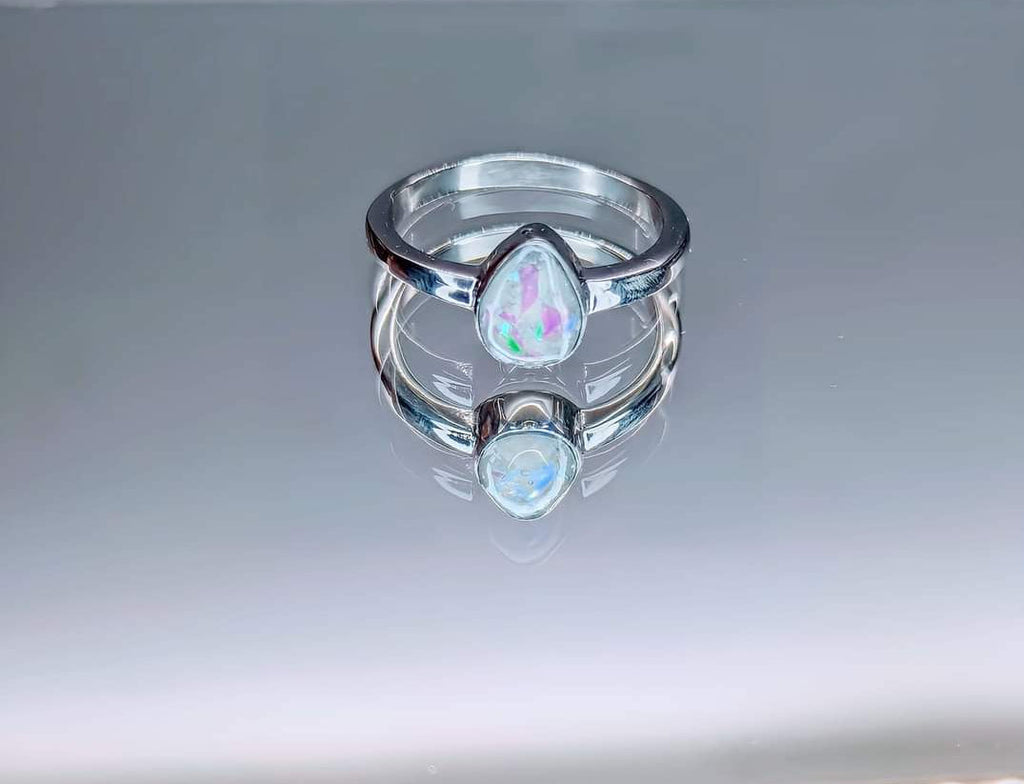 Stainless Steel Keepsake Classic Small Droplet Ring