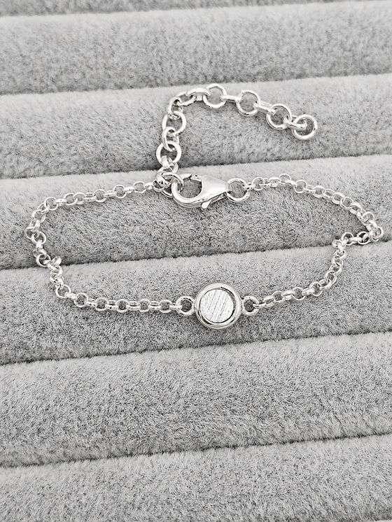 Round Dainty Keepsake Bracelet