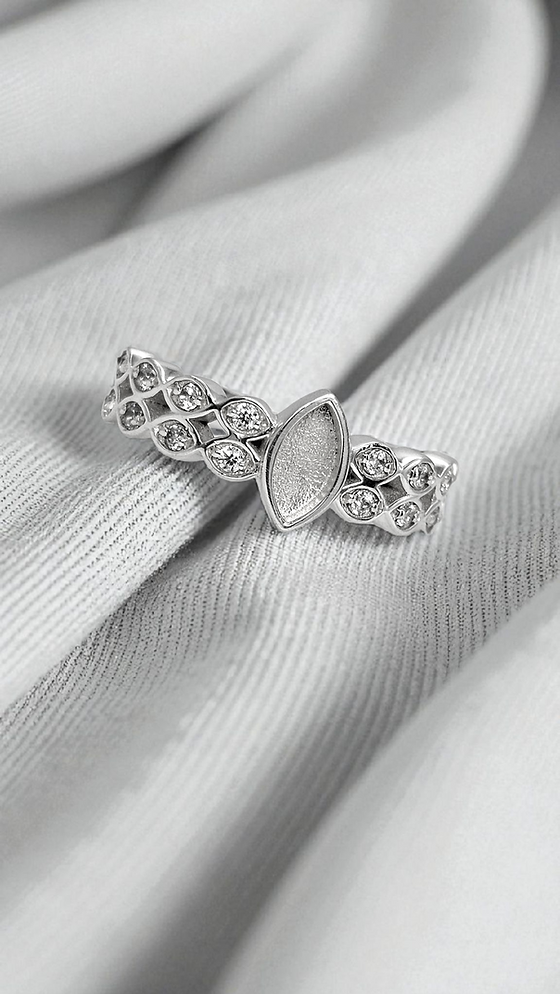 Keepsake Marquise Double Cubic Zirconia Band Ring