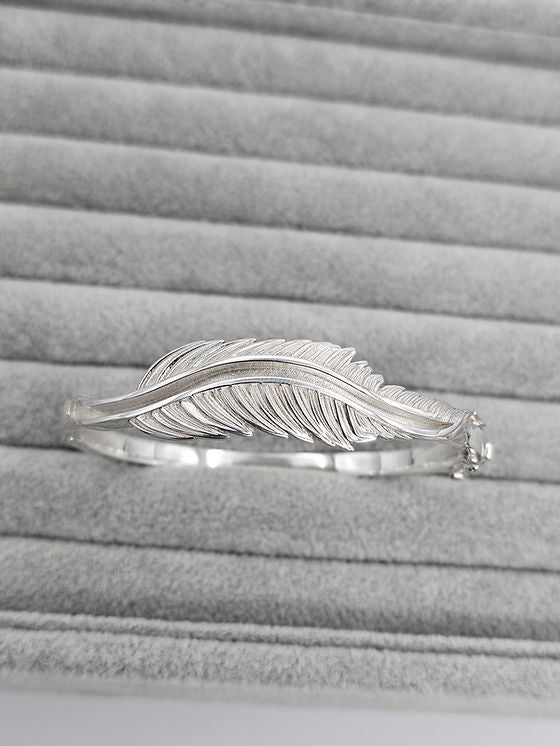 Feather Keepsake Bangle