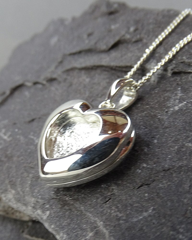 Heart Locket Keepsake Pendant