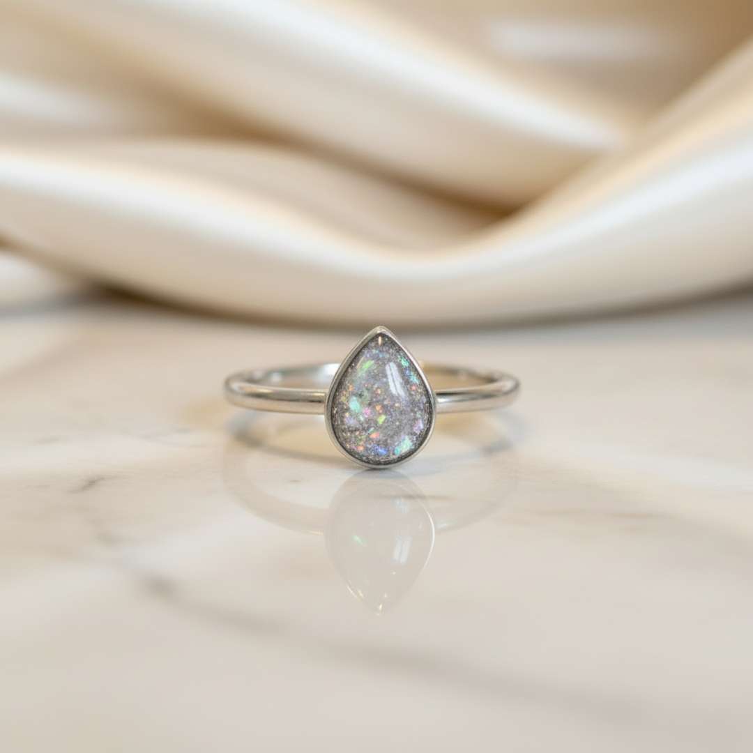 Droplet Keepsake Ring