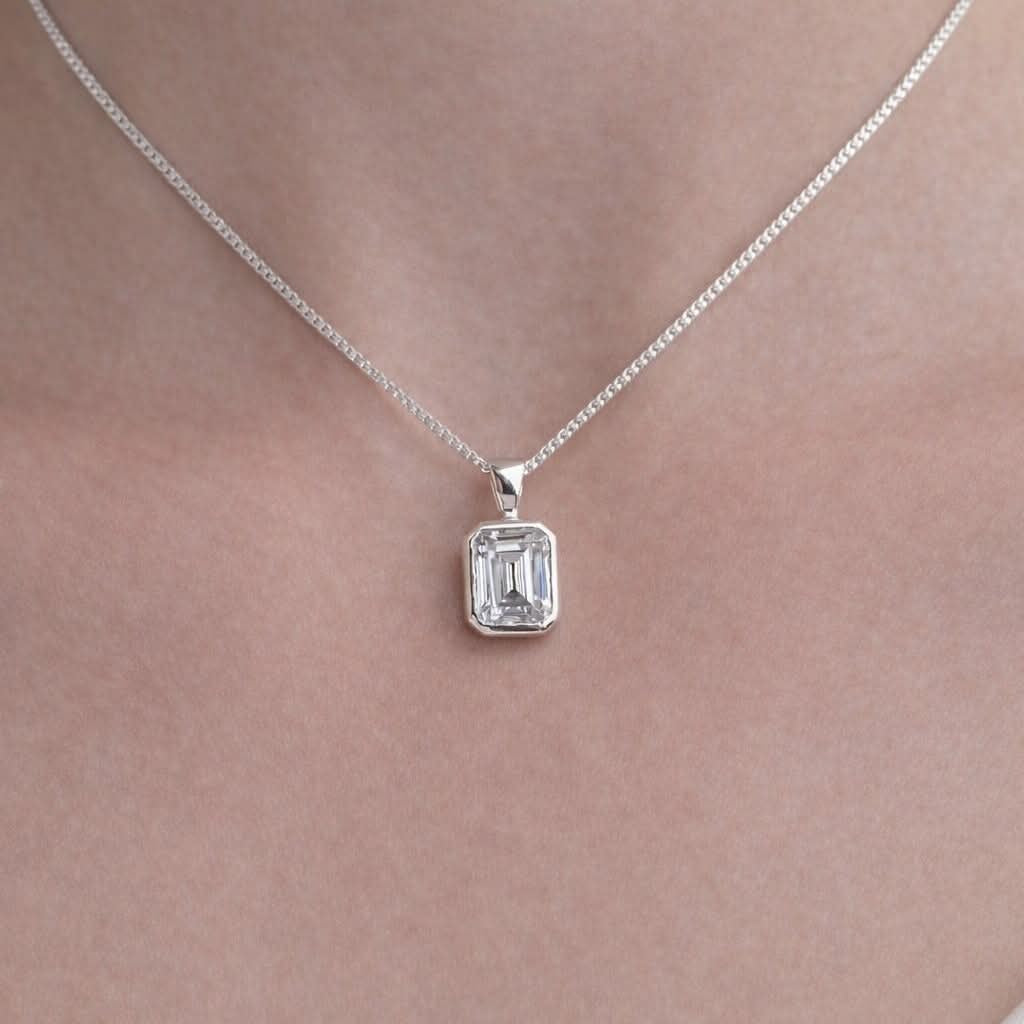 Secret Sentiments Emerald Cubic Zirconia Keepsake Pendant