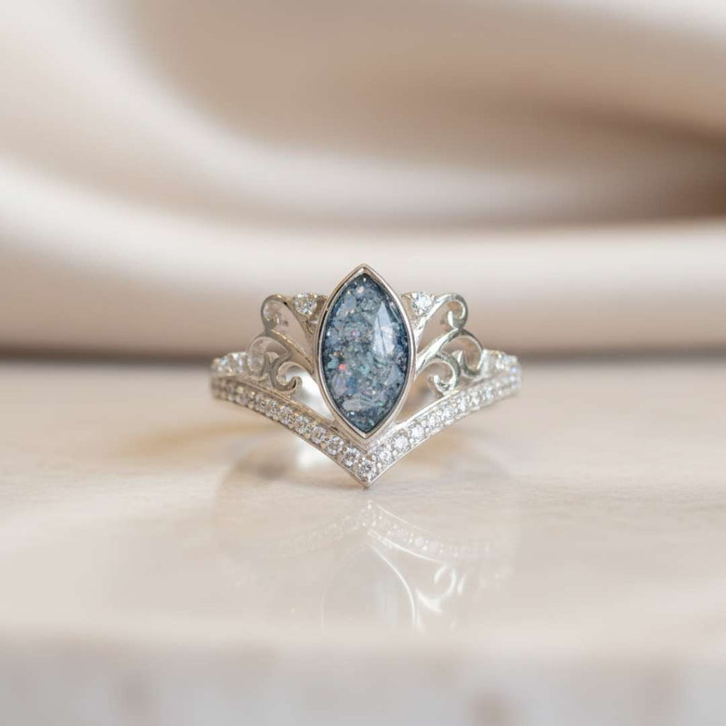 Artistic Princess Tiara Cubic Zirconia Ring