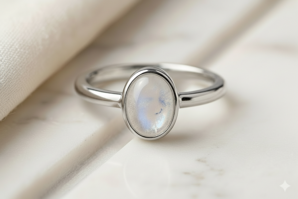 Dainty Oval Classic Keepsake Ring