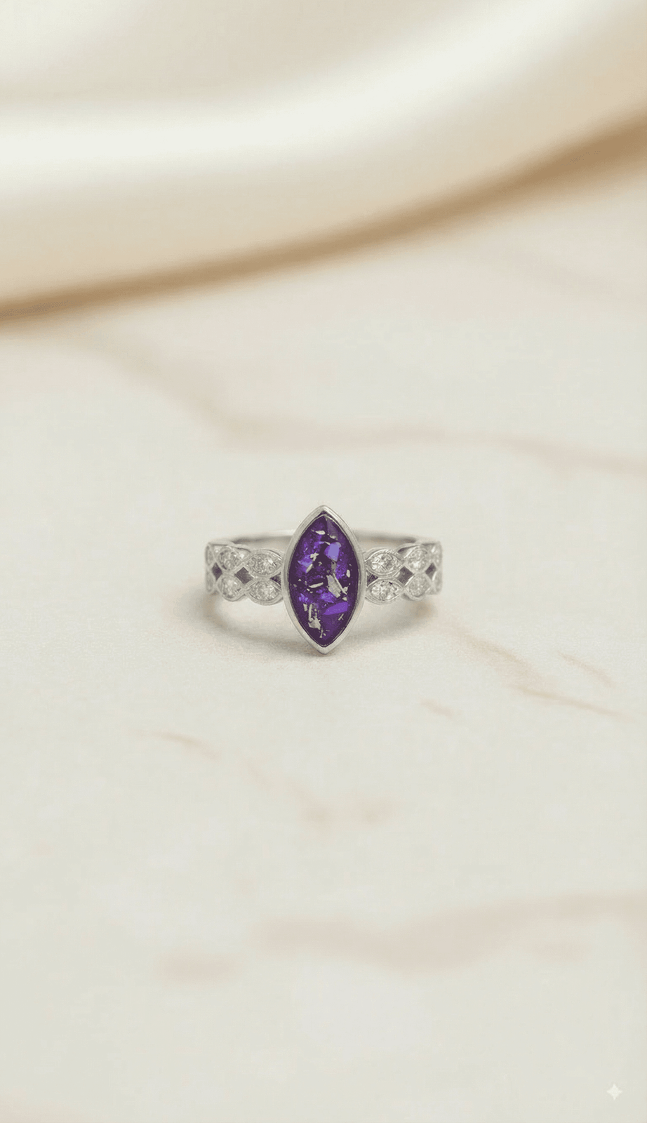 Keepsake Marquise Double Cubic Zirconia Band Ring